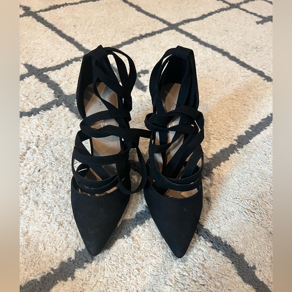 Great suede heels!
